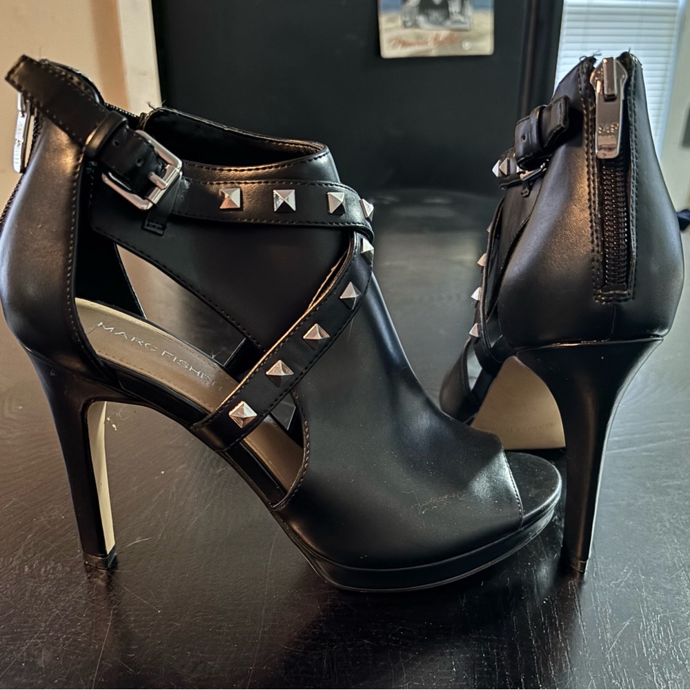 Marc Fisher Studded Pyramid Heels
